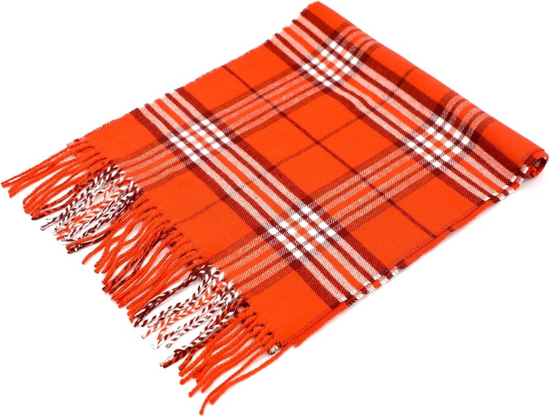 Achillea Scottish Tartan Plaid Scarf - Warm Cashmere Feel Winter Scarf, Scarves for Holiday, Christmas & Daily Wear - Image 3